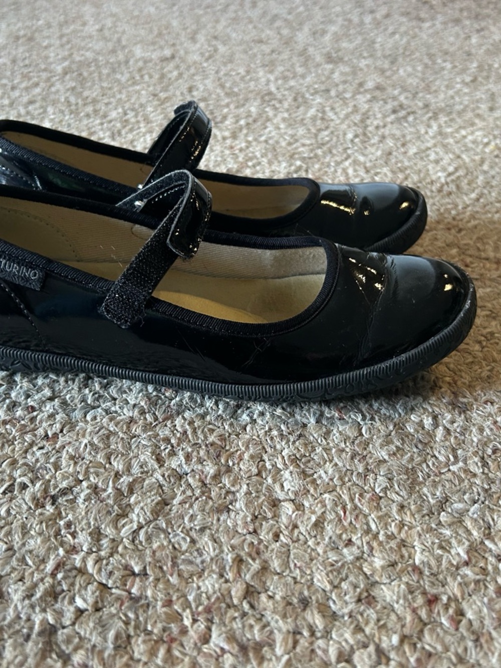 Naturino Black Patent Mary Jane Dress Shoes for Kids